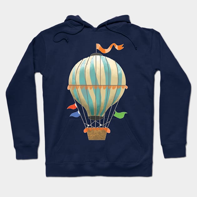 Hot air balloon Hoodie by tfinn